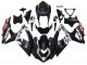 2008-2010 Matte Black Red White Suzuki GSXR 600 / GSXR 750 Motorcycle Fairings