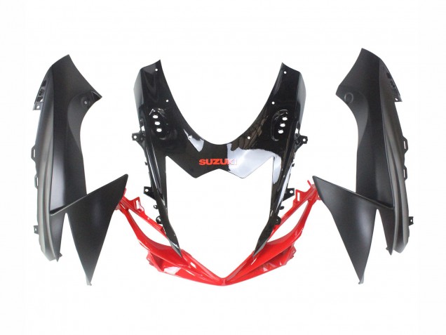 2011-2024 Black Grey Red Line Suzuki GSXR 600 / GSXR 750 Motorcycle Fairings