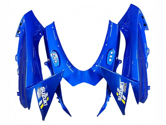2011-2024 Blue Silver Ecstar Suzuki GSXR 600 / GSXR 750 Motorcycle Fairings
