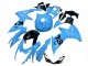 2011-2024 Light Blue Black Suzuki GSXR 600 / GSXR 750 Motorcycle Fairings