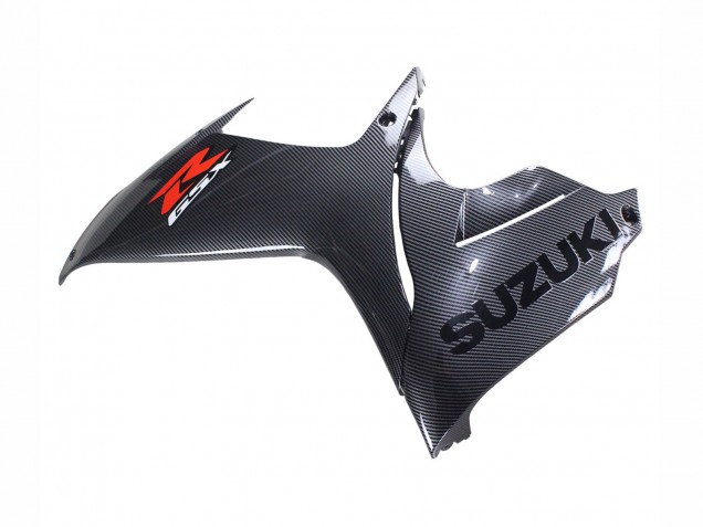 2011-2024 Black Carbon Fiber Red Suzuki GSXR 600 / GSXR 750 Motorcycle Fairings