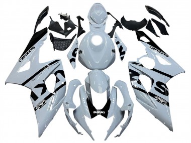 2005-2006 White Black Suzuki GSXR 1000 Motorcycle Fairings