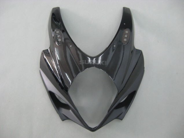 2007-2008 Matte Black Glossy Black Suzuki GSXR 1000 Motorcycle Fairings