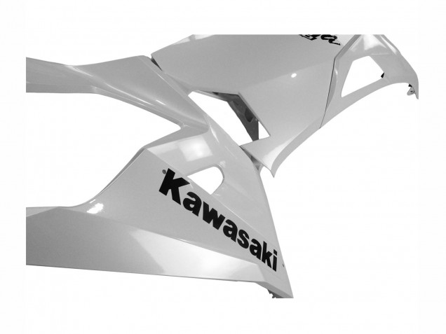 2018-2024 Glossy White Kawasaki Ninja 400 Motorcycle Fairings