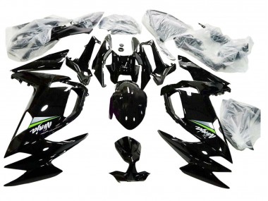 2020-2024 Glossy Black Green Kawasaki Ninja 650 EX650 Motorcycle Fairings