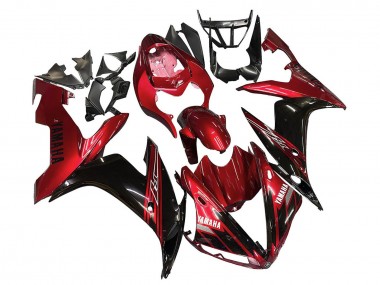 2004-2006 Red Glossy Black Yamaha YZF 1000 R1 Motorcycle Fairings