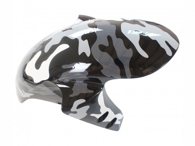 2007-2008 Grey White Camouflage Shark Yamaha YZF 1000 R1 Motorcycle Fairings