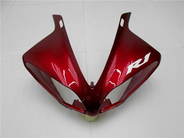 2009-2011 Red Matte Black Yamaha YZF 1000 R1 Motorcycle Fairings