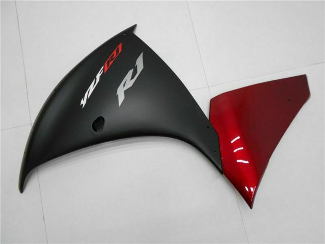 2009-2011 Red Matte Black Yamaha YZF 1000 R1 Motorcycle Fairings