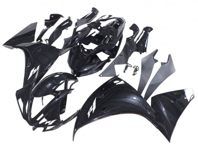 2012-2014 Glossy Black Yamaha YZF 1000 R1 Motorcycle Fairings