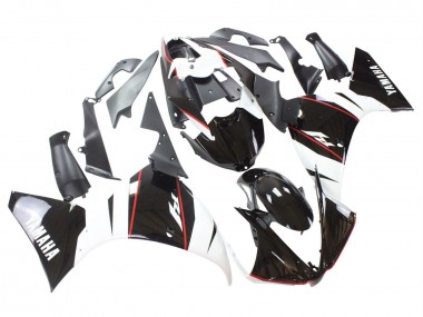2012-2014 White Red Glossy Black Yamaha YZF 1000 R1 Motorcycle Fairing
