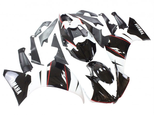 2012-2014 White Red Glossy Black Yamaha YZF 1000 R1 Motorcycle Fairing