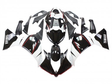 2012-2014 White Red Glossy Black Yamaha YZF 1000 R1 Motorcycle Fairing