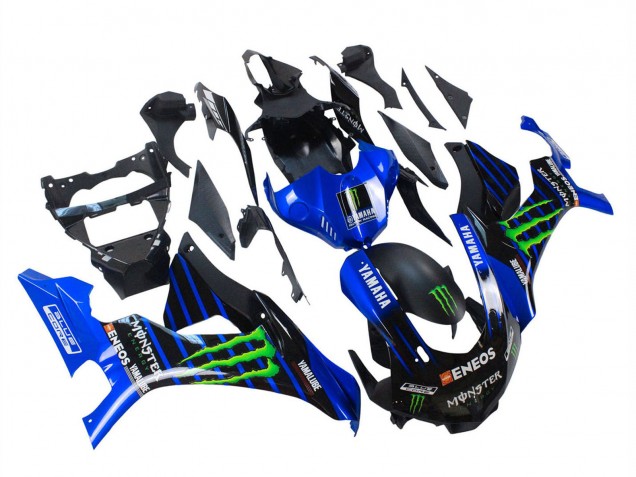 2015-2019 Blue Matte Black Green Monster ENEOS Yamaha YZF 1000 R1 Motorcycle Fairings