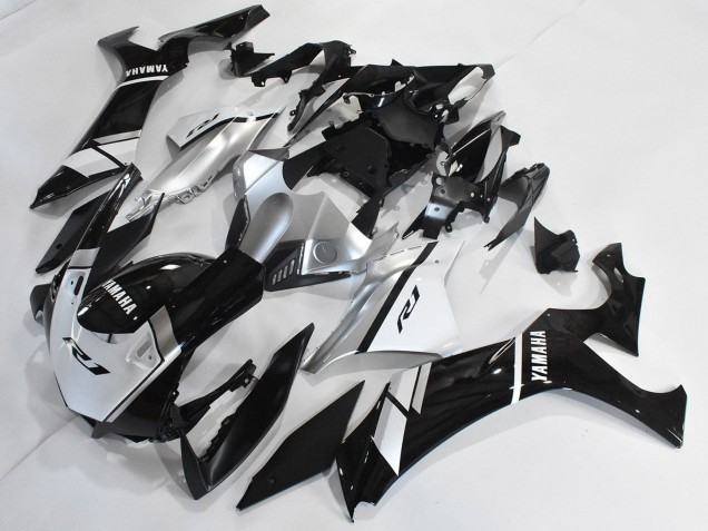 2020-2025 Silver White Glossy Black Yamaha YZF 1000 R1 Motorcycle Fairings
