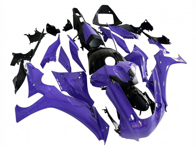 2020-2025 Purple Glossy Black Yamaha YZF 1000 R1 Motorcycle Fairings
