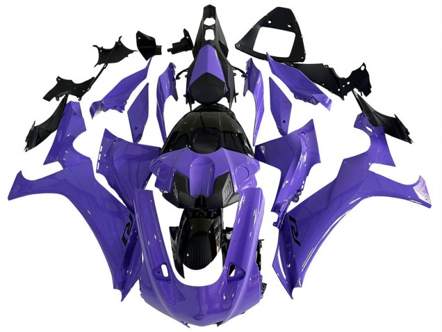 2020-2025 Purple Glossy Black Yamaha YZF 1000 R1 Motorcycle Fairings