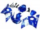 1998-2002 Blue White Yamaha YZF 600 R6 Motorcycle Fairings