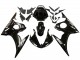 2003-2004 Glossy Black White Decals Yamaha YZF R6 Motorcycle Fairings