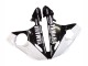 2006-2009 White Glossy Black Yamaha YZF R6S Motorcycle Fairings