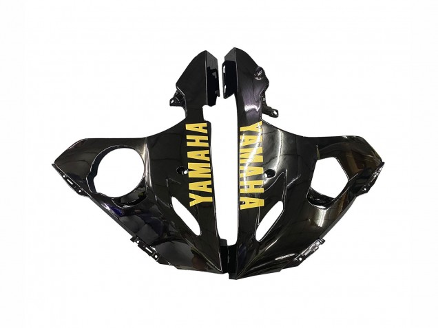 2006-2009 Glossy Black Gold Decals Yamaha YZF R6S Motorcycle Fairings