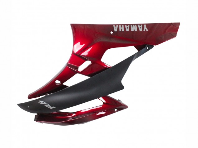 2006-2007 Red Matte Black Yamaha YZF 600 R6 Motorcycle Fairing