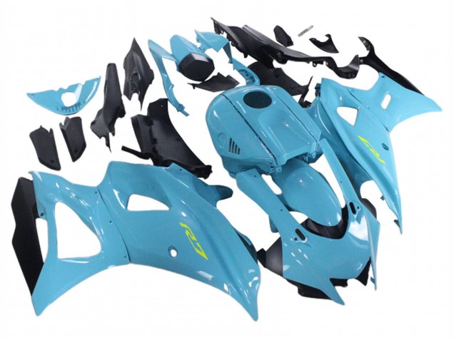 2021-2024 Blue Yamaha YZF R7 Motorcycle Fairings