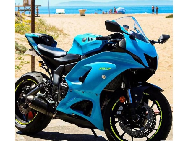 2021-2024 Blue Yamaha YZF R7 Motorcycle Fairings