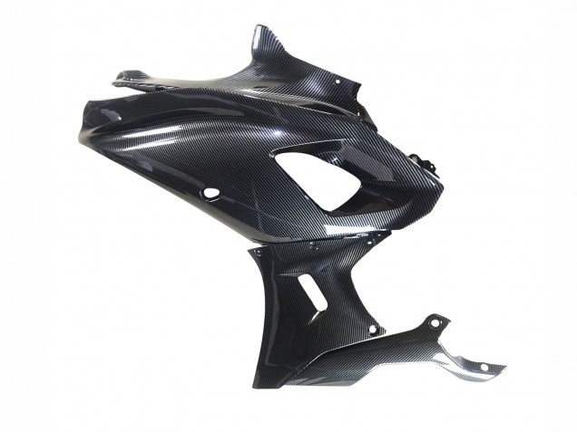 2021-2024 Black Carbon Fiber Carbon Fiber Yamaha YZF R7 Motorcycle Fairings
