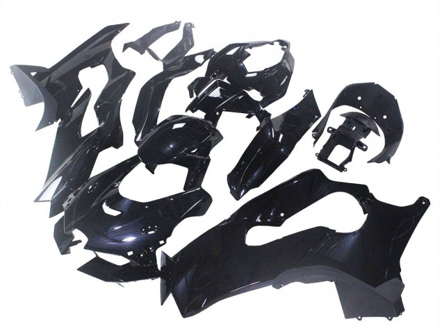 2021-2025 Glossy Black Kawasaki ZX10R Motorcycle Fairings