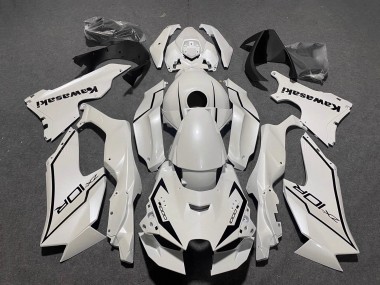 2021-2025 Pearl White Black Kawasaki ZX10R Motorcycle Fairings