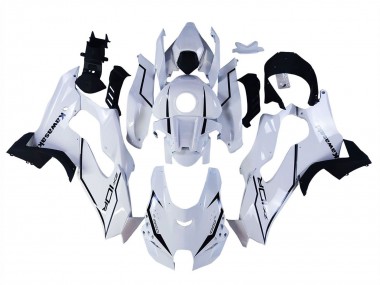 2021-2025 White Black Kawasaki ZX10R Motorcycle Fairings