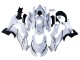 2021-2025 White Black Kawasaki ZX10R Motorcycle Fairings