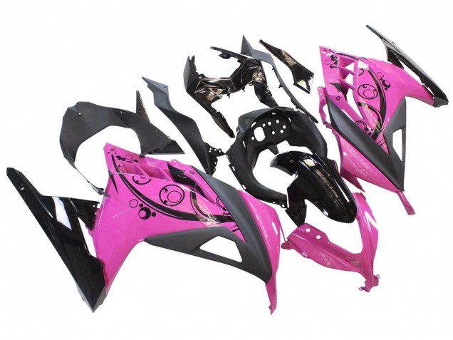 2013-2024 Pink Black Kawasaki EX300 Motorcycle Fairings
