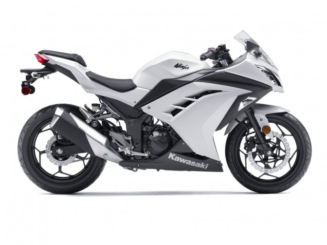 2013-2024 White Black Kawasaki EX300 Motorcycle Fairings