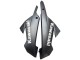 2013-2024 White Black Kawasaki EX300 Motorcycle Fairings