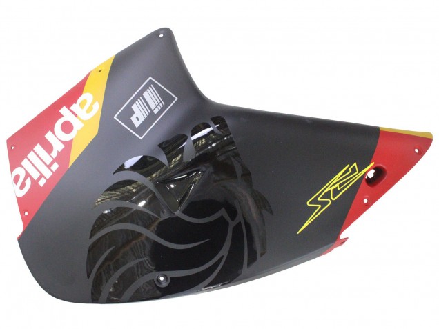 2000-2005 Black Red Yellow Aprilia RS125 Motorcycle Fairings