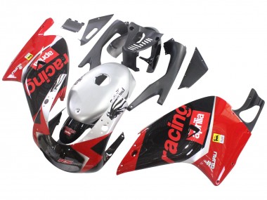 2000-2005 Red Black Silver Racing Aprilia RS125 Motorcycle Fairings