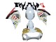 2000-2005 White Yellow Red Aprilia RS125 Motorcycle Fairings