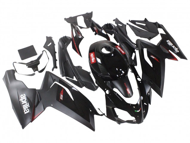 2006-2011 Glossy Black Red White Decal Aprilia RS125 Motorcycle Fairings