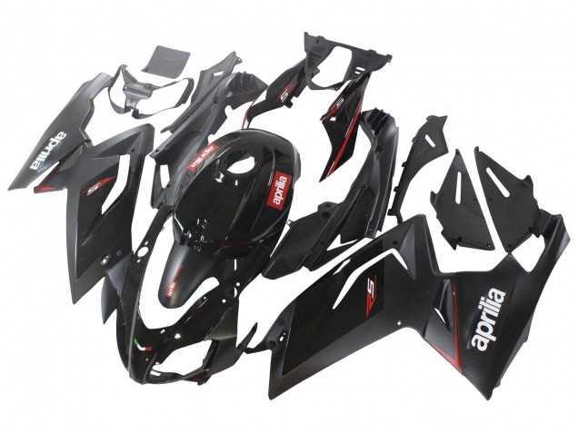 2006-2011 Glossy Black Red White Decal Aprilia RS125 Motorcycle Fairings