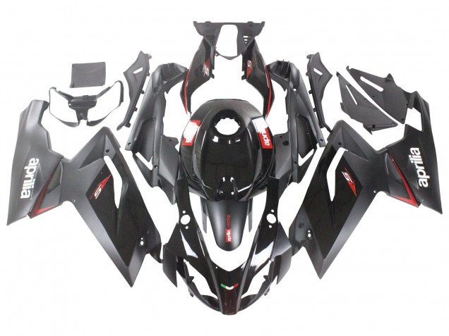 2006-2011 Glossy Black Red White Decal Aprilia RS125 Motorcycle Fairings