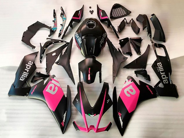 2006-2011 Matte Black Pink Aprilia RS125 Motorcycle Fairings