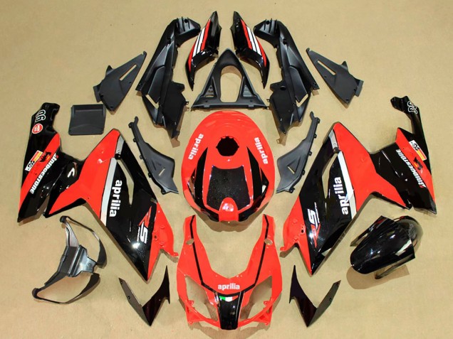 2006-2011 Red Glossy Black White Aprilia RS125 Motorcycle Fairings