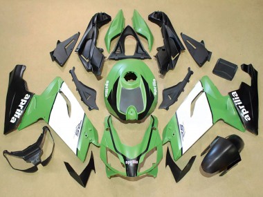 2006-2011 Green White Black Aprilia RS125 Motorcycle Fairings