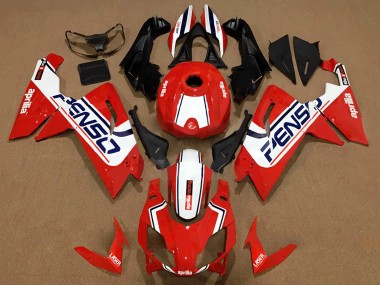 2006-2011 Red White Aprilia RS125 Motorcycle Fairings