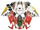 2006-2011 White Red Green Aprilia RS125 Motorcycle Fairings
