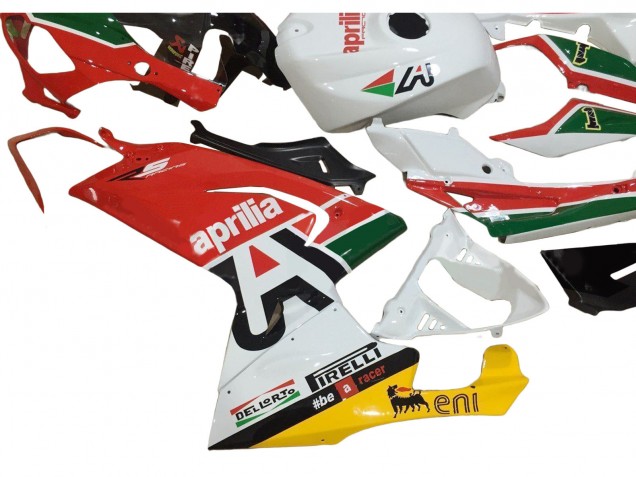 2006-2011 White Red Green Aprilia RS125 Motorcycle Fairings