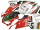 2006-2011 White Red Green Aprilia RS125 Motorcycle Fairings