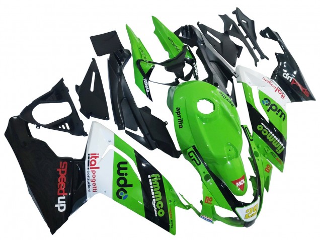 2006-2011 Green White Black Aprilia RS125 Motorcycle Fairing